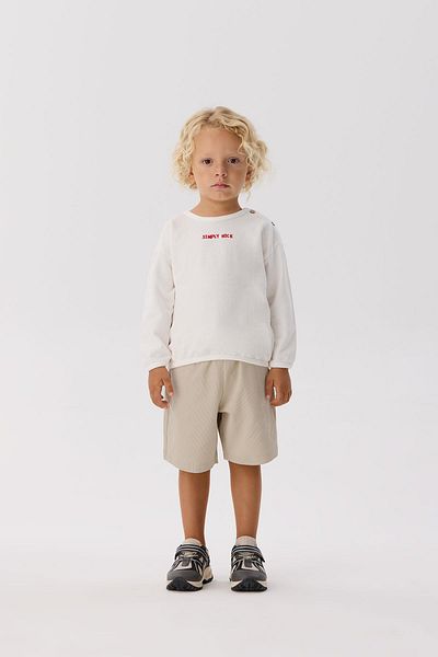 Nebbati Basic Bg Store Baby Boy Ecru Sweatshirt