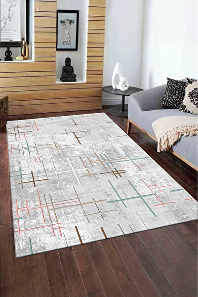 Bir Aksesuar Dijital Baskılı Yıkanabilir Dot Taban Kaymaz Halı Yolluk Mutfak ...