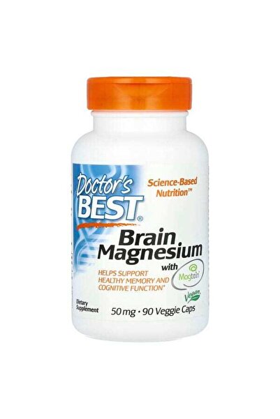 Doctor's Best Brain Magnesium, 90 Veggie Capsules, 50 mg