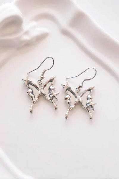 EFBUTİK Melting Butterfly Imported Earrings