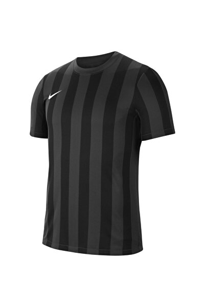 Nike Tricou negru cu gât rotund pentru bărbați Dri-fit Division 4