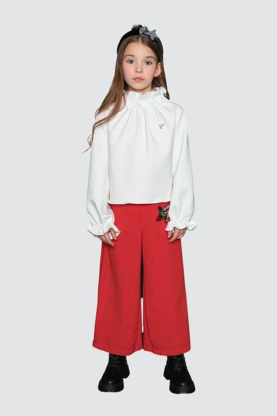 Lia Lea BG Store بلوزة بيضاء للفتيات