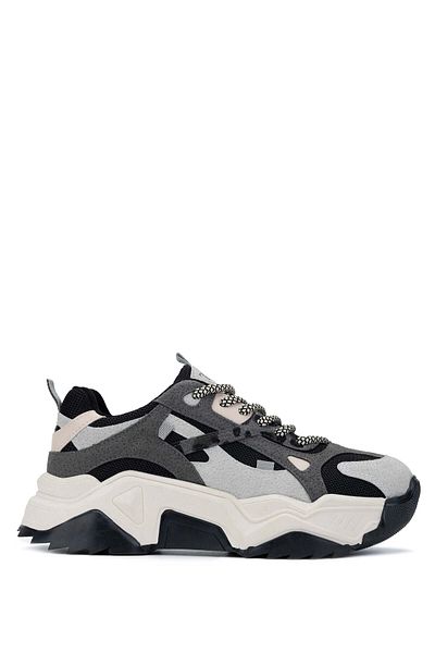 Tamer Tanca Women's Vegan Ice/Black Sneakers & Sports Shoes