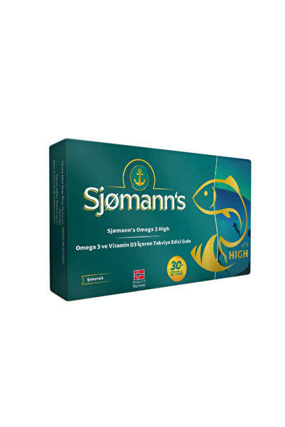 EASYVİT Sjomann’s Omega 3 ve Vitamin D3 İçeren Takviye Edici Gıda 30 Adet Çiğ...