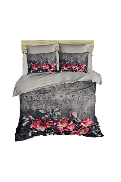 Fabeteks 3D Digital Floral Duvet Cover Set