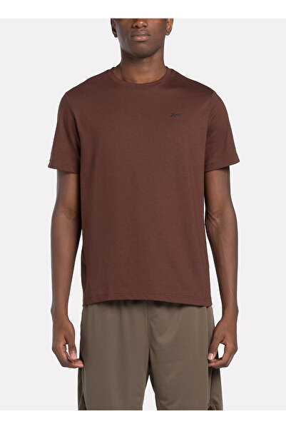 Reebok Kiremit Erkek Yuvarlak Yaka Normal Kalıp T-Shirt 100205341 ATHLETE TEE 2.0 RBK-ENDUR
