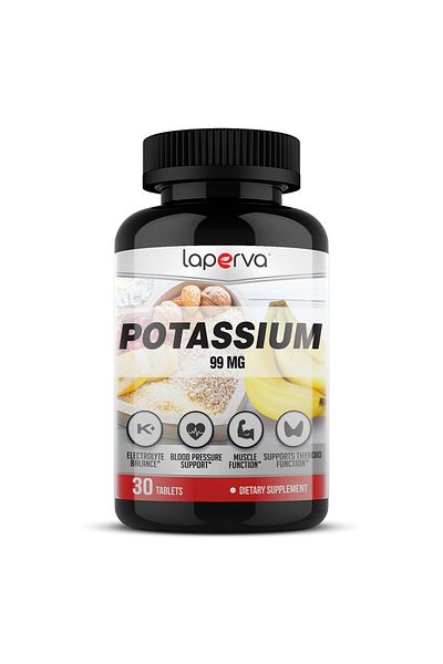 Laperva Potassium with Kelp (Iodine), 30 Tablets, 99 mg