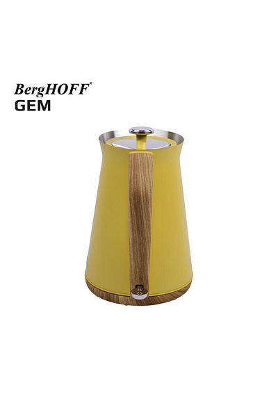 Berghoff Gem Natural 1.7 Liter Yellow Kettle