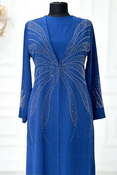 Amine Hüma Βραδινό φόρεμα Indigo Ceren Hijab