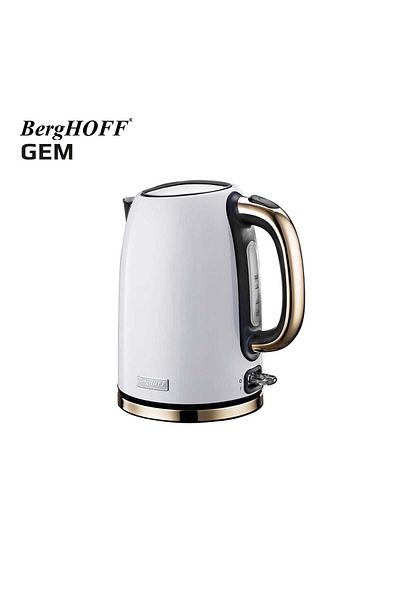 Berghoff Gem Titanium 1.7 Liter Bright White Gold Kettle