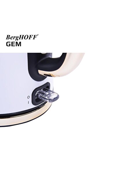 Berghoff Gem Titanium 1.7 Liter Bright White Gold Kettle