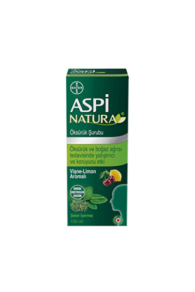 Bayer Aspi Natura Syrup Cherry-Lemon Flavored 120 ml