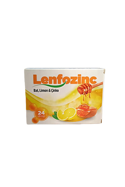 Lenfozınc Bal Limon Çinko İçeren 24 Pastil