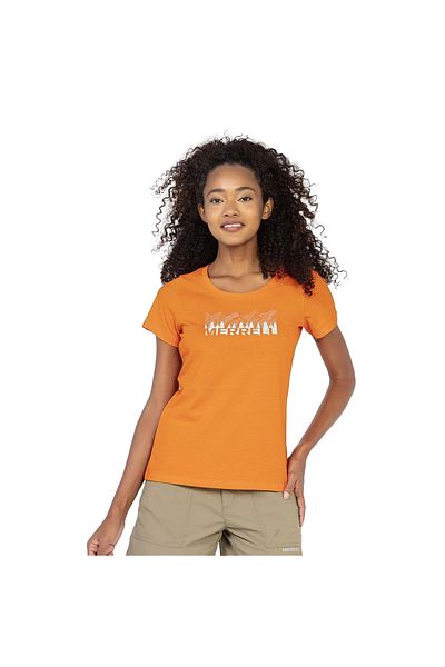 Merrell Tall Women's Orange T-Shirt Women's T-Shirt M2Tallw