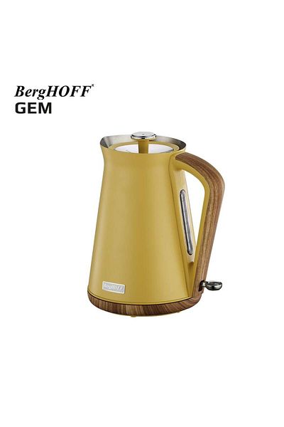 Berghoff Gem Natural 1.7 Liter Yellow Kettle