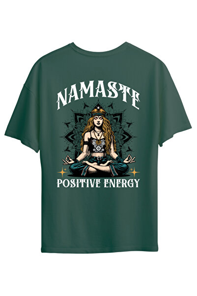 Oweear للجنسين ناماستي - تي شيرت كبير الحجم