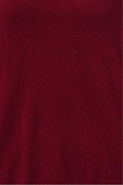 Tchibo Women Crew Neck Long Sleeves Textured Sweater, Red