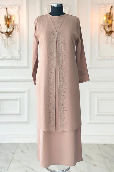 Amine Hüma Βραδινό φόρεμα Mink Sprout Hijab
