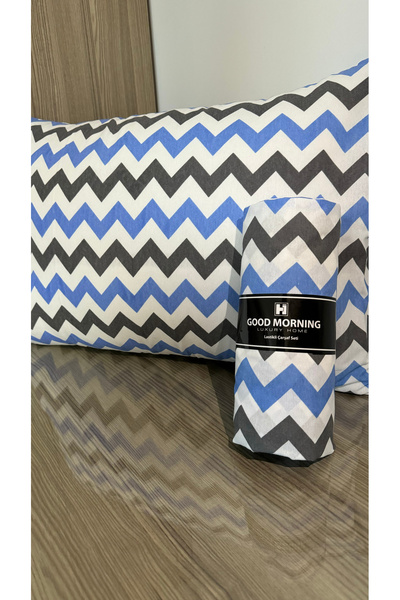 Good Morning Cotton Single Elastic Sheet + 1 Pillowcase Sheet Set 100X200