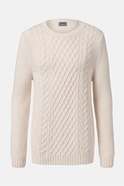 Tchibo Men Crew Neck Knitted Pullover Sweater, Beige