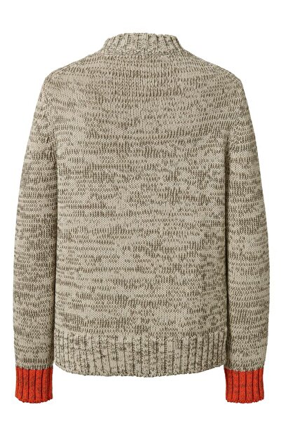 Tchibo Women Knitted Long Sleeve Sweater, Olive