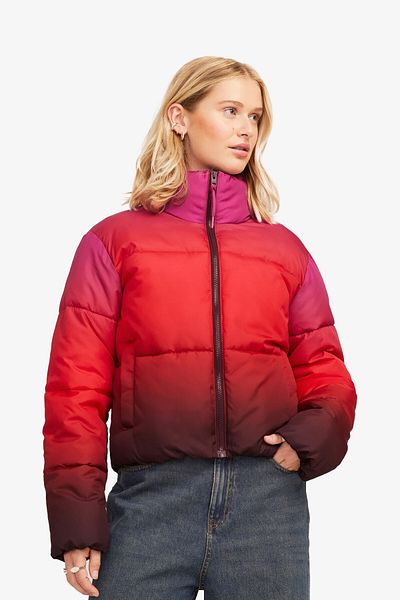 JJXX Jxiris Red Women's Coat - 12258075   Fuchsiared