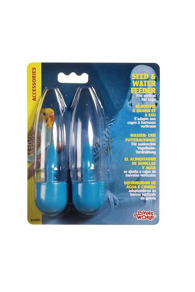 Hagen Living World Feeder - Waterer (Pack of 2) 543133