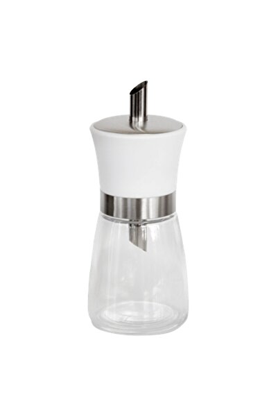 BOHONEST Toz-dökme Şekerlik - Akıtmalı Şekerlik, Cam Şekerlik - 180 ml Beyaz