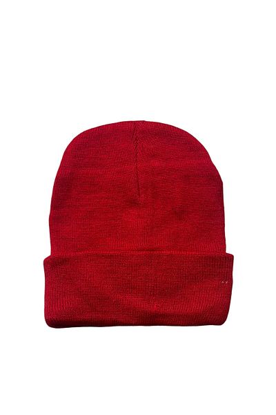 AYGÜN Unisex Red Plain Plain Beret