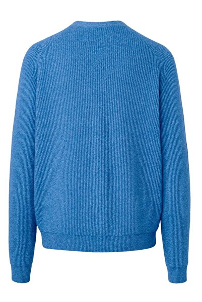 Tchibo Women V-Neck Knitted Cardigan, Blue