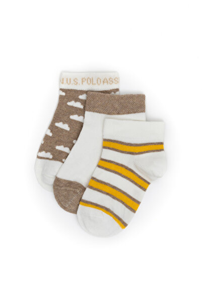 U.S. Polo Assn. Boy's Light Khaki Socks 50286371-Vr183