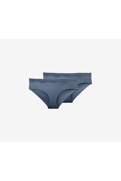 Tchibo Women 2 Hipsters Panties, Blue