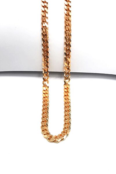 Omar Silver Unisex Gurmet 4,4 Mm Gümüş Kolye Zincir