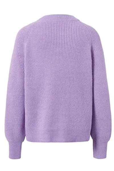 Tchibo Women Round Neck Knitted Sweater, Lavender