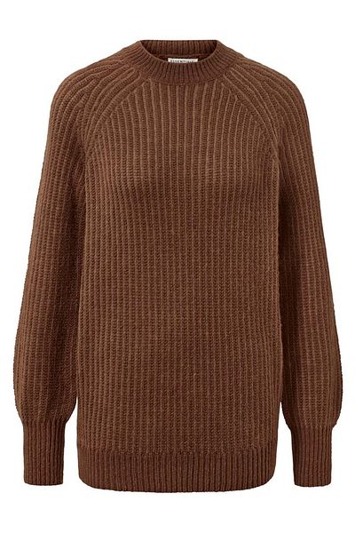 Tchibo Women Round Neck Knitted Sweater, Brown