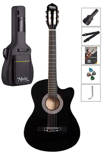 Midex Outlet Ürünü Out-cg90bk Siyah Klasik Gitar Seti 4/4