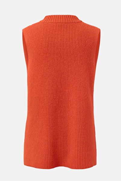 Tchibo Women Crew Neck Knitted Sweaters, Orange