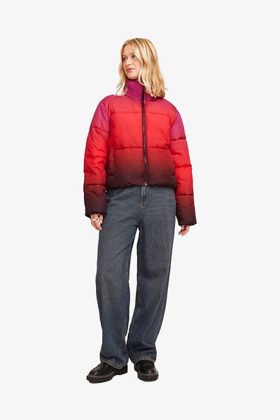 JJXX Jxiris Red Women's Coat - 12258075   Fuchsiared