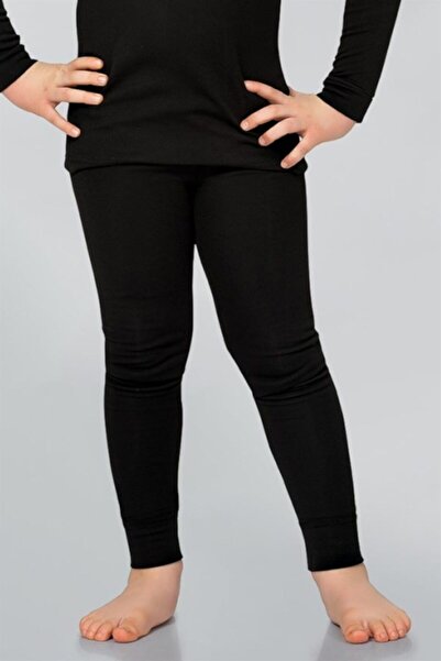 Namaldı 370 Boy's Thermal Tights Black