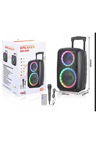 SIGHTZER TEKERLEKLİ TAŞINABİLİR BLUETOOTH HOPARLÖR TOPLANTI PARTİ HOPARLÖRÜ S...