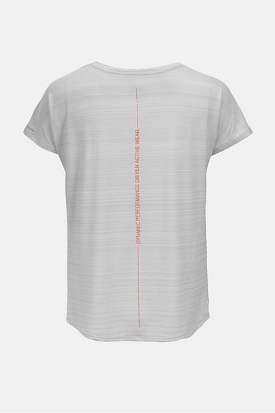 Tchibo Women Sportswear Fit Short Sleeve Training Top, Light Grey