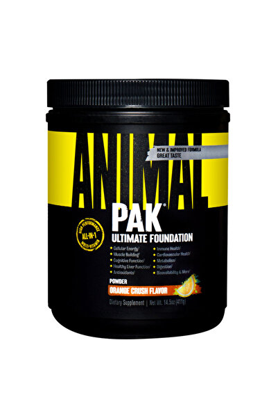 Universal Nutrition بودرة أساس أنيمال باك ألتيميت فاونديشن، برتقالي متفجر، 30