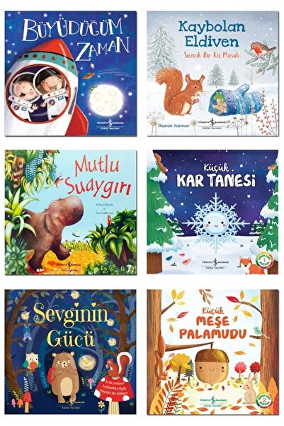 TÜRKİYE İŞ BANKASI KÜLTÜR YAYINLARI Büyüdüğümzaman, Kaybolan Eldiven, Mutlu S...