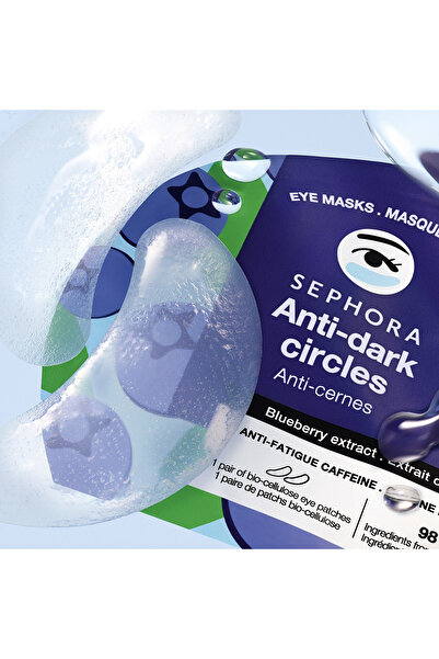 SEPHORA COLLECTION Yorgunluk Önleyici Göz Maskesi (Yaban Mersini) 1 Çift - Bi...