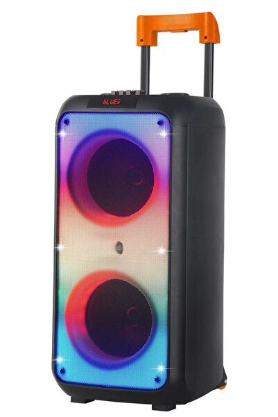 SIGHTZER KABLOSUZ MİKROFONLU BLUETOOTH SPEAKER TAŞINABİLİR TEKERLEKLİ BÜYÜK B...
