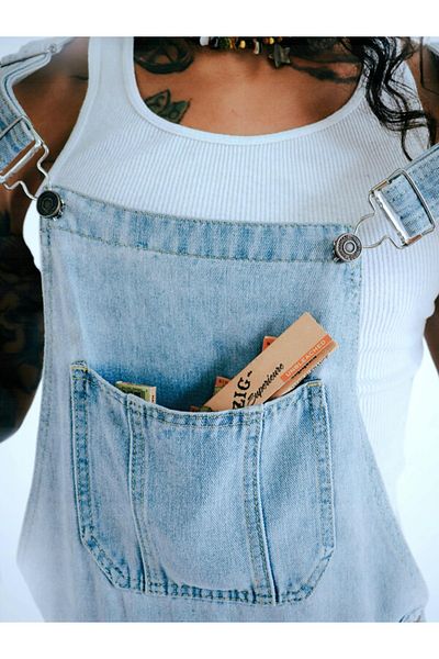 Klinkshop Salopet (Garden) Trousers and Skirt Hanging Buckle-2Pcs-Anti-Yellow