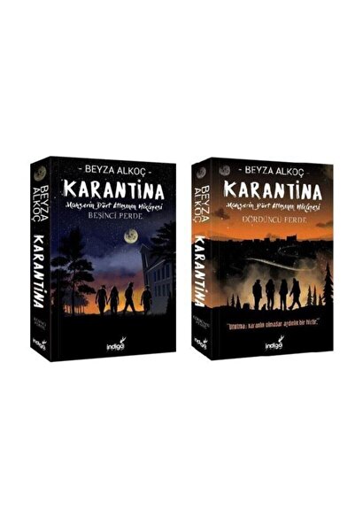 İndigo Kitap Karantina Serisi Dördüncü Perde Ve Beşinci Perde Takım 2 Kitap Set