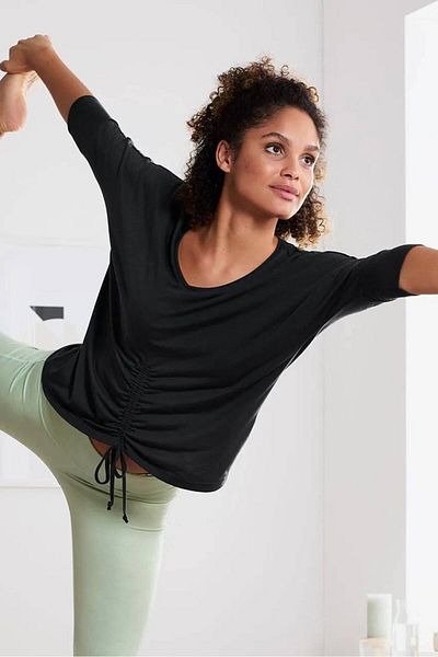 Tchibo Women Sportswear Fit Outdoor Top, Black