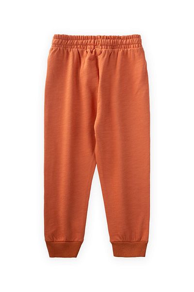 Cigit Seasonal Basic Tracksuit 2-10 Years Orange