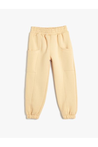 Koton Basic Jogger Sweatpants με λεπτομέρεια τσέπης - Ελαστική μέση